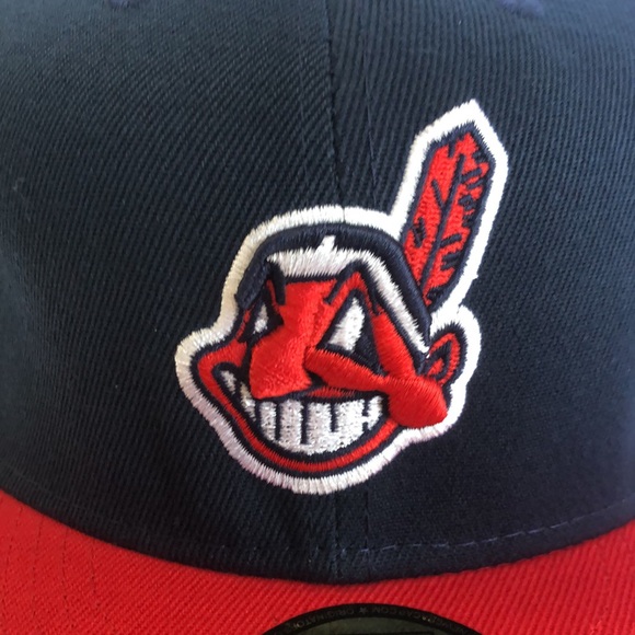 NWT RARE Cleveland Indians Fitted New Era Caps Pick Your Size! Chief Wahoo Logo - Picture 2 of 4